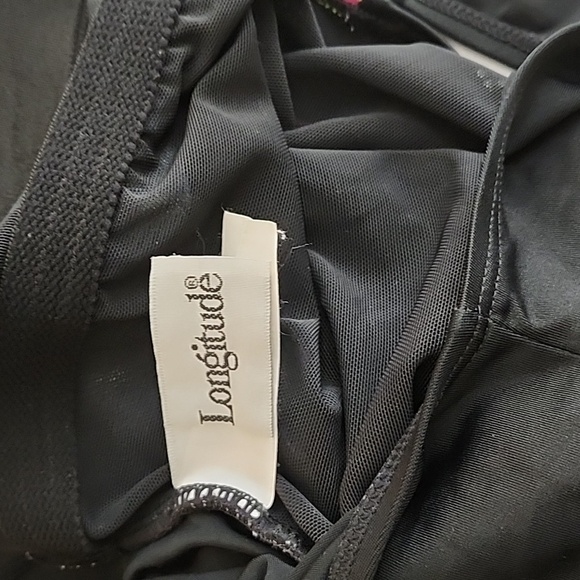 Longitude Coastal Rose Trip Front Ruched Sash Swim one-piece Size 8 - Picture 11 of 14